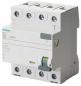 Preview: ARDEBO.de Siemens 5SV3346-6 FI-Schutzschalter, 4-polig, Typ A, 63A, 30mA, 400V