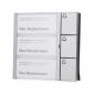Preview: Siedle Vario TM 612-3 SM Tasten-Modul, silber-metallic (200035524-00)