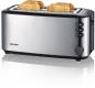 Preview: ARDEBO.de Severin AT2509 Automatik-Langschlitztoaster, 1400 W, einstellbarer Bräunungsgrad, Edelstahl gebürstet/schwarz