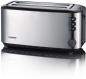 Preview: Severin AT2509 Automatik-Langschlitztoaster, 1400 W, einstellbarer Bräunungsgrad, Edelstahl gebürstet/schwarz