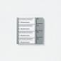Preview: ARDEBO.de Siedle TM 611-04 SM Tasten-Modul, silber-metallic (200022042-00)