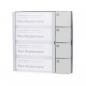 Preview: Siedle TM 611-04 SM Tasten-Modul, silber-metallic (200022042-00)