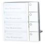 Preview: Siedle Vario TM 612-4 W Tasten-Modul, weiß (200035525-00)