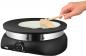 Preview: Unold Profi 48155 Crepesmaker, 1250 W, stufenloser Temperaturregler, schwarz/edelstahl