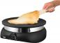 Preview: Unold Profi 48155 Crepesmaker, 1250 W, stufenloser Temperaturregler, schwarz/edelstahl