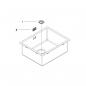 Preview: GROHE K700 Edelstahlspüle, 550x450mm, Edelstahl (31726SD0)