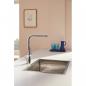 Preview: GROHE Blue Pure Minta Einhebelmischer herausziehbarem Mousseurauslauf, L-Auslauf, chrom (30601000)