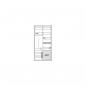 Preview: Hager ZB323T15D Komplettschrank, universZ, 1100x550x205mm, SKII, IP44, 1ZP/VF-5rh/APZ, 2-Feld