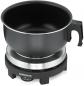 Preview: ARDEBO.de Rommelsbacher RK501/SU Reisekochplatte, 500W, Gussheizplatte, Edelstahl/schwarz