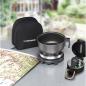 Preview: Rommelsbacher RK501/SU Reisekochplatte, 500W, Gussheizplatte, Edelstahl/schwarz