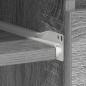 Preview: Schreibtisch Grau Sonoma 90x45x76 cm Holzwerkstoff