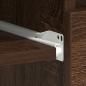Preview: Schreibtisch Braun Eichen-Optik 90x45x76 cm Holzwerkstoff
