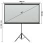 Preview: Beamer-Leinwand mit Stativ 100" 4:3
