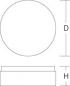 Preview: RZB Kreis Opalglasleuchte, 75W, E27, IP 43, schwarz (21101.003)