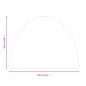 Preview: Funkenschutzplatte Glas Halbrund 800x600 mm