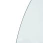 Preview: Funkenschutzplatte Glas Halbrund 800x600 mm