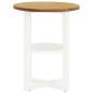 Preview: Beistelltisch 40x50 cm Eiche Massivholz