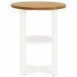 Preview: Beistelltisch 40x50 cm Eiche Massivholz
