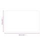 Preview: Kaminofen Glasplatte Rechteckig 100x60 cm