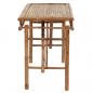 Preview: Gartentisch Klappbar 115x50x75 cm Bambus