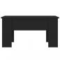 Preview: Couchtisch Schwarz 79x49x41 cm Holzwerkstoff