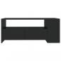 Preview: Couchtisch Schwarz 102x55x42 cm Holzwerkstoff