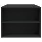 Preview: Couchtisch Schwarz 102x55x42 cm Holzwerkstoff