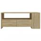 Preview: Couchtisch Sonoma-Eiche 102x55x42 cm Holzwerkstoff