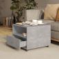 Preview: Couchtisch Betongrau 55x55x40 cm Holzwerkstoff