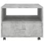 Preview: Couchtisch Betongrau 55x55x40 cm Holzwerkstoff