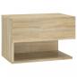 Mobile Preview: Wand-Nachttisch Sonoma-Eiche Holzwerkstoff