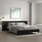 Preview: ARDEBO.de - Wand-Kopfteil Schwarz 240x1,5x80 cm Holzwerkstoff