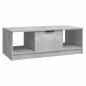 Preview: Couchtisch Betongrau 102x50x36 cm Holzwerkstoff