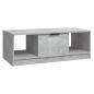 Preview: Couchtisch Betongrau 102x50x36 cm Holzwerkstoff