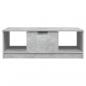 Preview: Couchtisch Betongrau 102x50x36 cm Holzwerkstoff