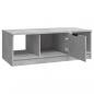 Preview: Couchtisch Betongrau 102x50x36 cm Holzwerkstoff