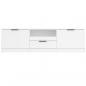 Preview: TV-Schrank Weiß 140x35x40 cm Holzwerkstoff