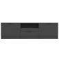 Preview: TV-Schrank Schwarz 140x35x40 cm Holzwerkstoff