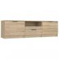 Preview: TV-Schrank Sonoma-Eiche 140x35x40 cm Holzwerkstoff