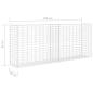 Preview: Gabione Verzinkter Stahl 85x30x200 cm