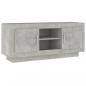 Preview: TV-Schrank Betongrau 102x35x45 cm Holzwerkstoff