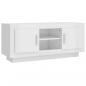 Preview: ARDEBO.de - TV-Schrank Hochglanz-Weiß 102x35x45 cm Holzwerkstoff