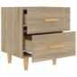 Preview: Nachttisch Sonoma-Eiche 40x35x47,5 cm