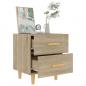 Preview: Nachttisch Sonoma-Eiche 40x35x47,5 cm