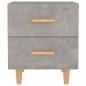 Preview: Nachttische 2 Stk. Betongrau 40x35x47,5 cm