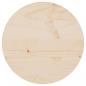 Preview: ARDEBO.de - Tischplatte Ø30x2,5 cm Massivholz Kiefer