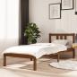 Preview: ARDEBO.de - Massivholzbett Honigbraun 75x190 cm
