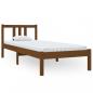 Preview: Massivholzbett Honigbraun 75x190 cm