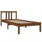 Preview: Massivholzbett Honigbraun 75x190 cm