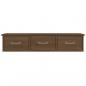 Preview: Wandschrank Braun Eichen-Optik 88x26x18,5 cm Holzwerkstoff